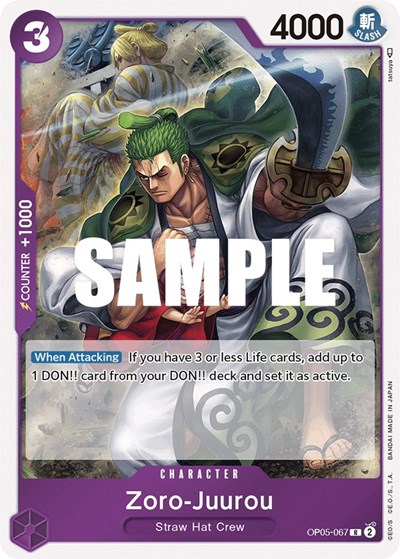 Zoro-Juurou #OP05-067 Awakening of the New Era