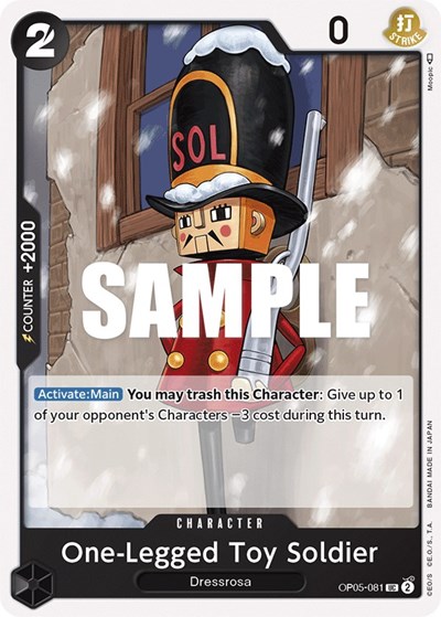 One-Legged Toy Soldier #OP05-081 Awakening of the New Era
