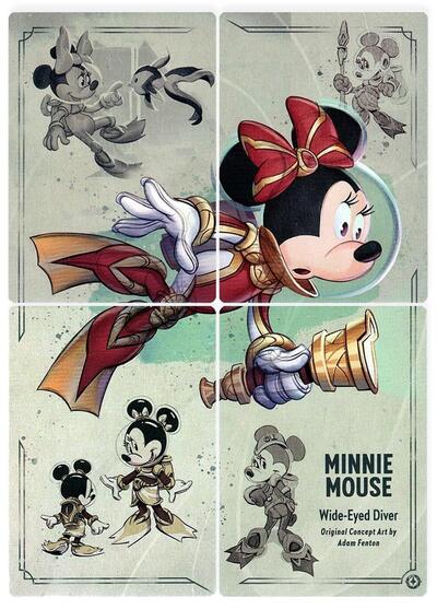 Minnie Mouse - Wide-Eyed Diver Puzzle Insert (Set of 4) #promo Rise of the Floodborn