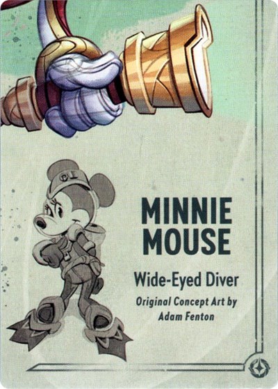 Minnie Mouse - Wide-Eyed Diver Puzzle Insert (Bottom Right) #promo Rise of the Floodborn