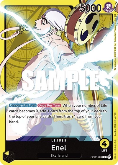 Enel #OP05-098 Awakening of the New Era