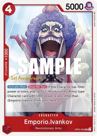 Emporio.Ivankov #OP05-004 Awakening of the New Era: 1st Anniversary Tournament Cards