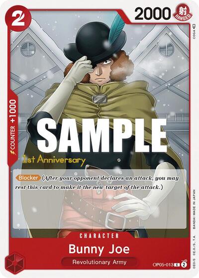 Bunny Joe #OP05-013 Awakening of the New Era: 1st Anniversary Tournament Cards