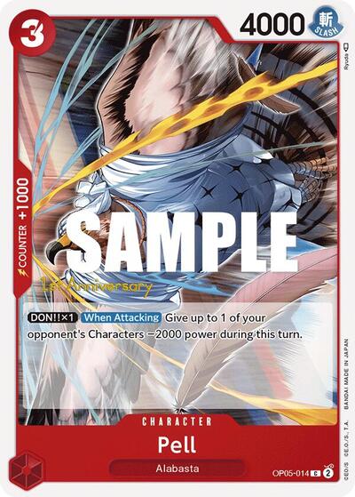 Pell #OP05-014 Awakening of the New Era: 1st Anniversary Tournament Cards