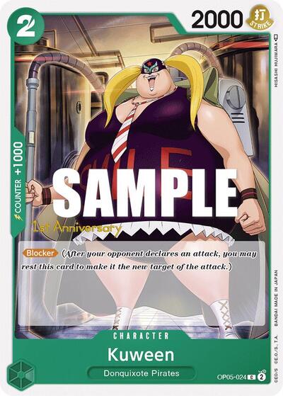 Kuween #OP05-024 Awakening of the New Era: 1st Anniversary Tournament Cards