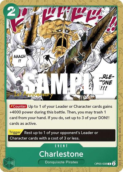 Charlestone #OP05-038 Awakening of the New Era: 1st Anniversary Tournament Cards