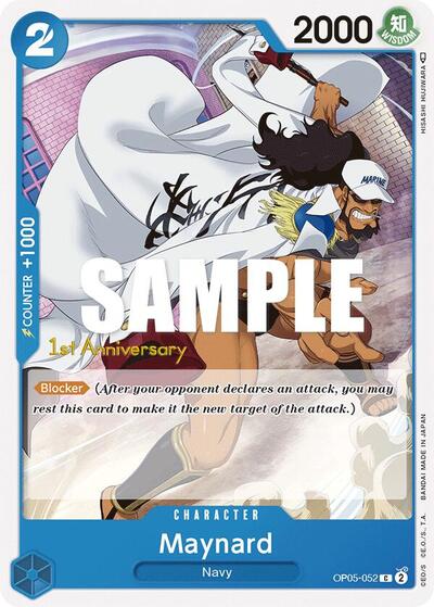 Maynard #OP05-052 Awakening of the New Era: 1st Anniversary Tournament Cards