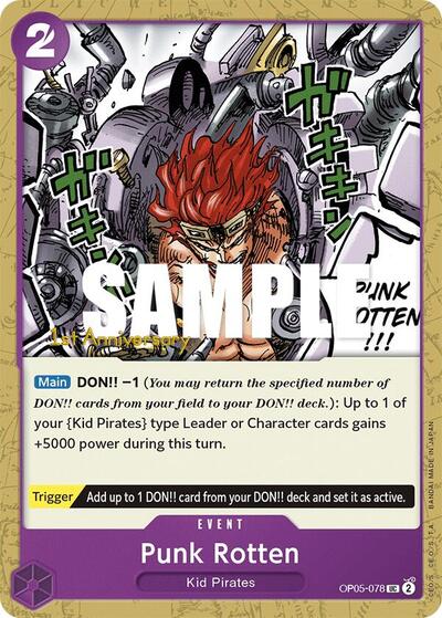Punk Rotten #OP05-078 Awakening of the New Era: 1st Anniversary Tournament Cards