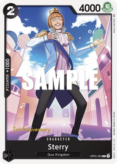 Sterry #OP05-083 Awakening of the New Era: 1st Anniversary Tournament Cards