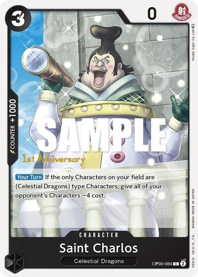 Saint Charlos #OP05-084 Awakening of the New Era: 1st Anniversary Tournament Cards