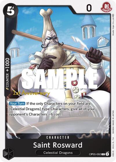 Saint Rosward #OP05-092 Awakening of the New Era: 1st Anniversary Tournament Cards