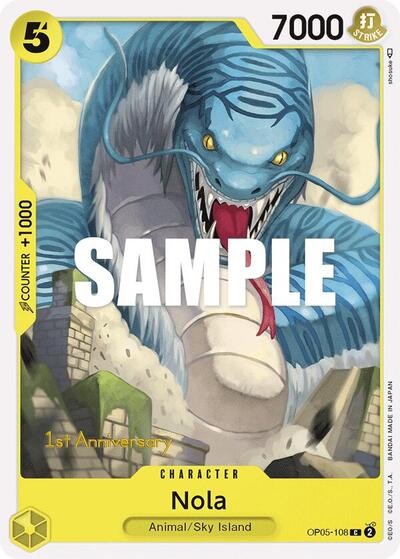 Nola #OP05-108 Awakening of the New Era: 1st Anniversary Tournament Cards