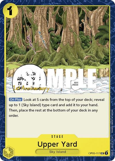 Upper Yard #OP05-117 Awakening of the New Era: 1st Anniversary Tournament Cards