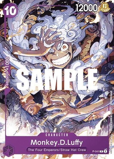 Monkey.D.Luffy #P-041 One Piece Promotion Cards