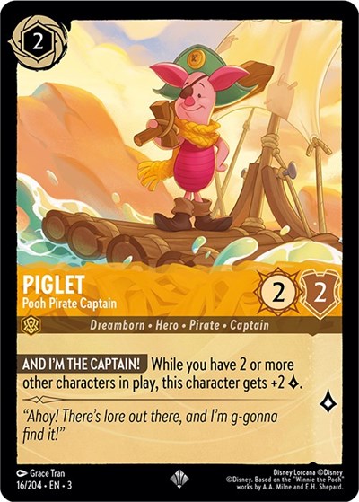 Piglet - Pooh Pirate Captain #16 Into the Inklands