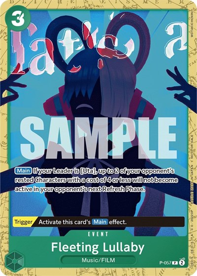 Fleeting Lullaby (Starter Deck 11: Uta Deck Battle) #P-057 One Piece Promotion Cards