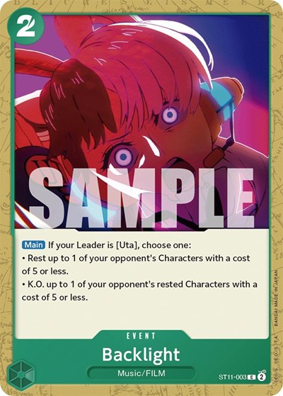 Backlight #ST11-003 Starter Deck 11: Uta