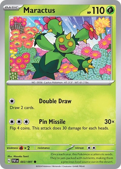 Maractus #3 Paldean Fates