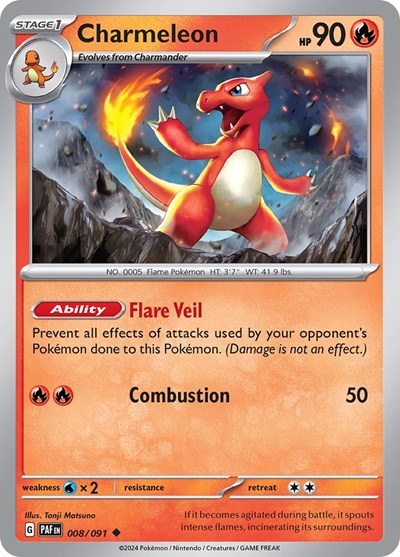 Charmeleon #8 Paldean Fates