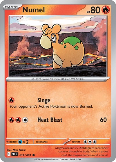 Numel #11 Paldean Fates