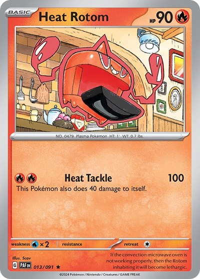 Heat Rotom #13 Paldean Fates