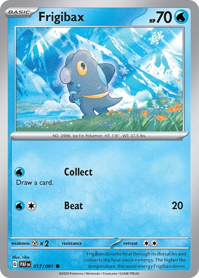 Frigibax #17 Paldean Fates