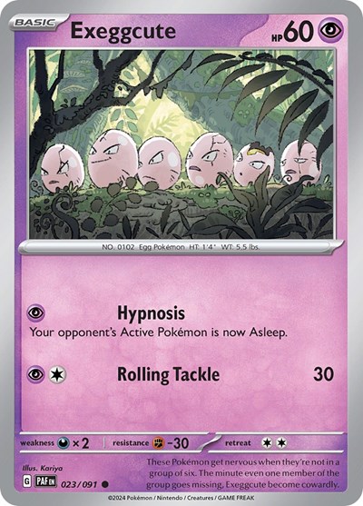 Exeggcute #23 Paldean Fates