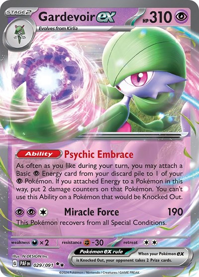 Gardevoir ex #29 Paldean Fates