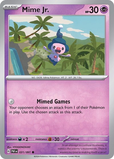 Mime Jr. #31 Paldean Fates