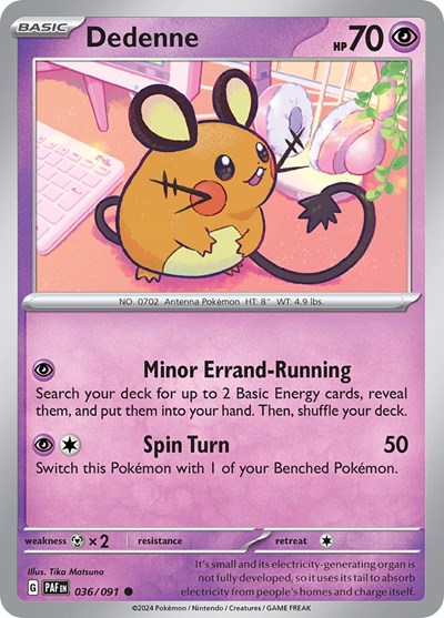 Dedenne #36 Paldean Fates