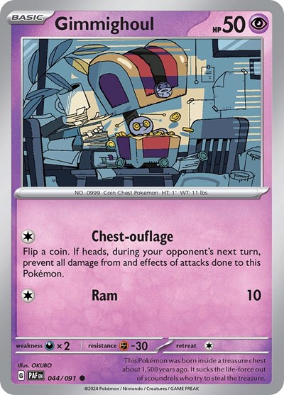 Gimmighoul #44 Paldean Fates
