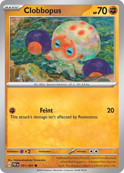 Clobbopus #51 Paldean Fates