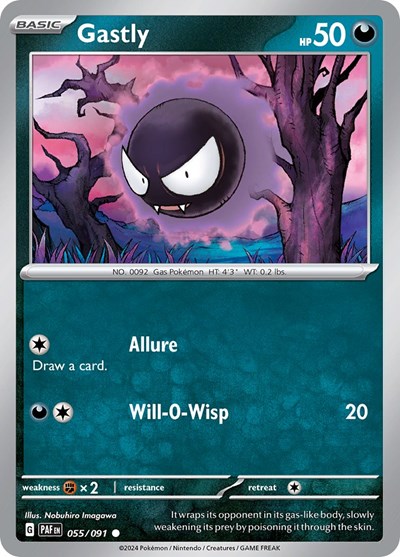Gastly #55 Paldean Fates
