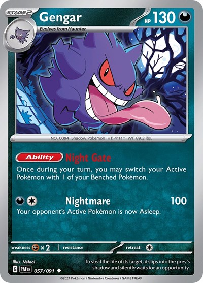 Gengar #57 Paldean Fates