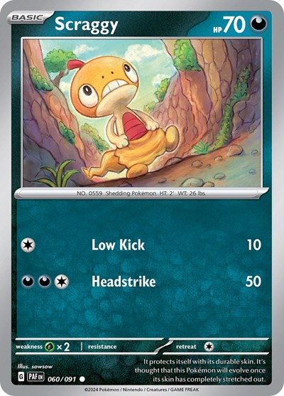 Scraggy #60 Paldean Fates