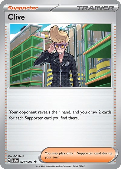 Clive #78 Paldean Fates