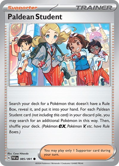 Paldean Student #85 Paldean Fates