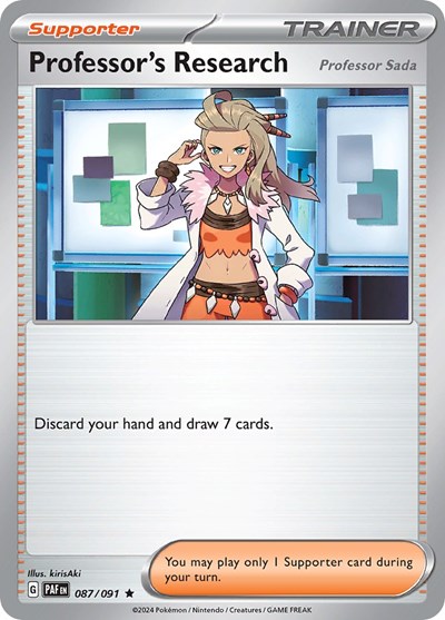 Professor's Research [Professor Sada] #87 Paldean Fates