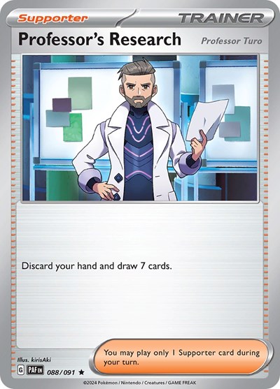 Professor's Research [Professor Turo] #88 Paldean Fates