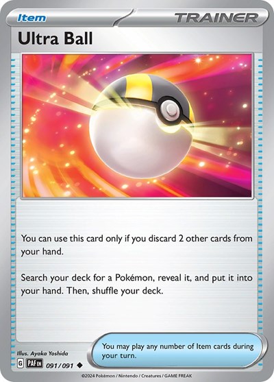 Ultra Ball #91 Paldean Fates