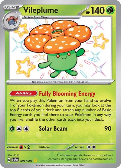 Vileplume #94 Paldean Fates