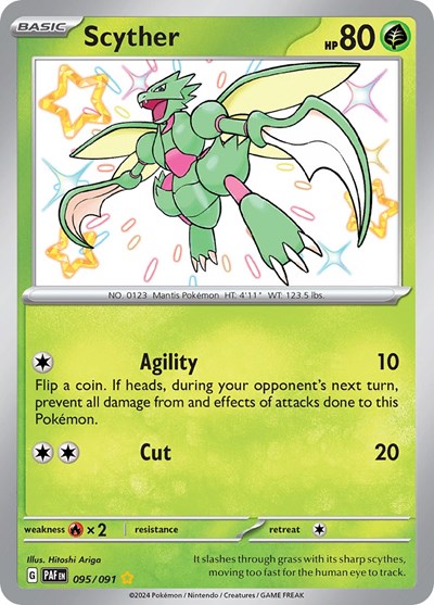 Scyther #95 Paldean Fates