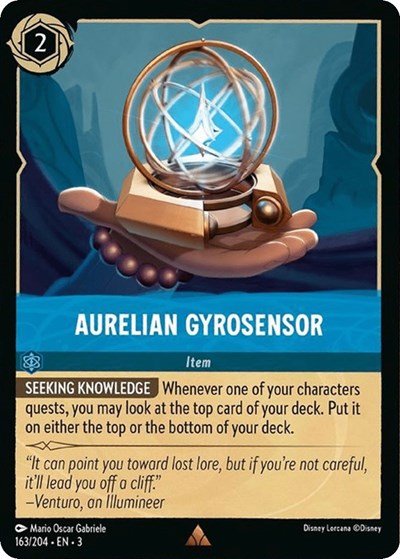 Aurelian Gyrosensor #163 Into the Inklands