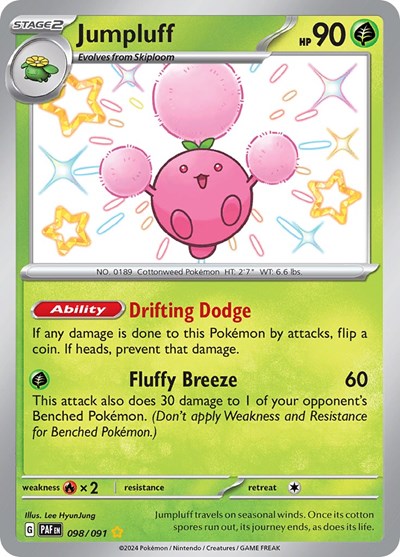 Jumpluff #98 Paldean Fates