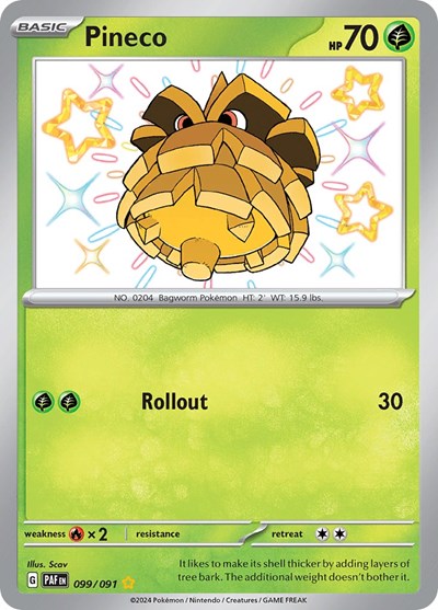 Pineco #99 Paldean Fates