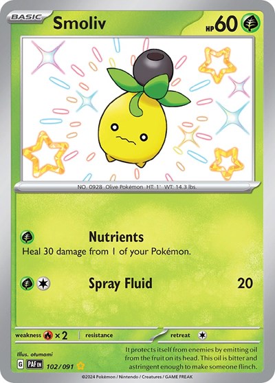 Smoliv #102 Paldean Fates