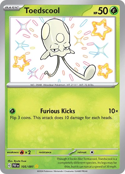 Toedscool #105 Paldean Fates