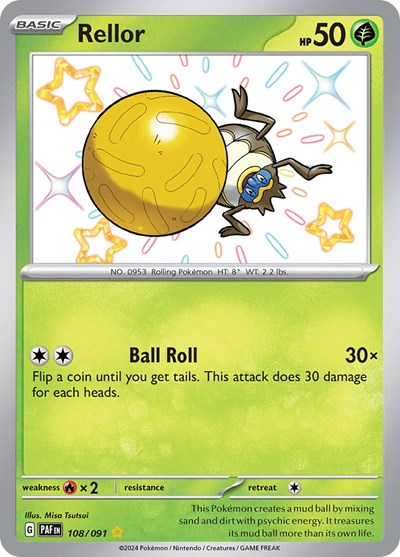 Rellor #108 Paldean Fates