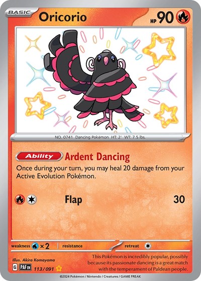 Oricorio #113 Paldean Fates