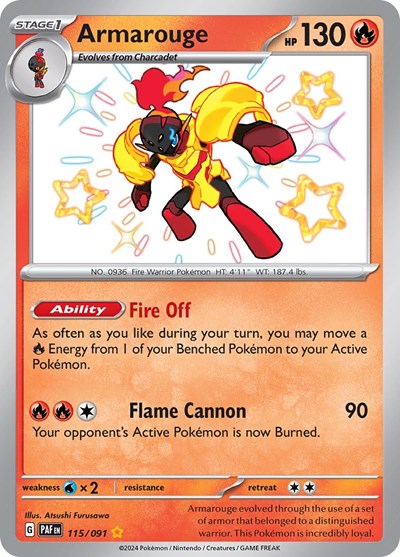 Armarouge #115 Paldean Fates